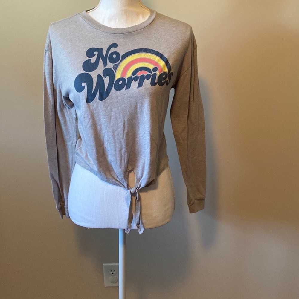 Long sleeve crop top